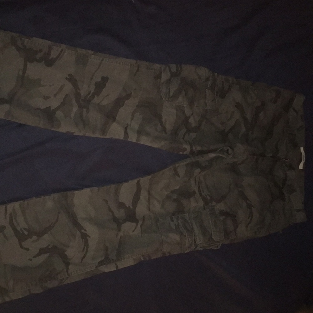 Grey army fatigue pants